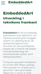 Mobile Screenshot of embeddedart.se
